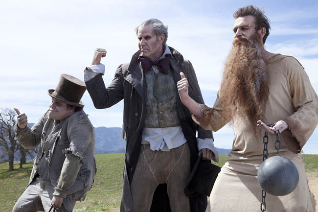 Behind the scenes with Jack Black, Will Ferrell and Jason Segel as the Hitchhiking Ghosts from the Haunted Mansion by Annie Leibovitz for Disney Parks Campaign (AP Photo/Disney Parks.com, Scott Brinegar) Behind the scenes with Jack Black, Will Ferrell and Jason Segel as the Hitchhiking Ghosts from the Haunted Mansion by Annie Leibovitz for Disney Parks Campaign (AP Photo/Disney Parks.com, Scott Brinegar)