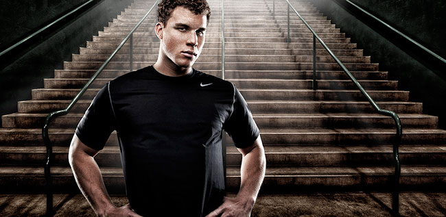 Blake Griffin in Stairs by Joel Grimes Blake Griffin in Stairs by Joel Grimes
