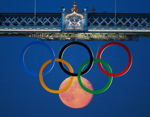 Moon at London Olympics by Luke MacGregor/Reuters Moon at London Olympics by Luke MacGregor/Reuters